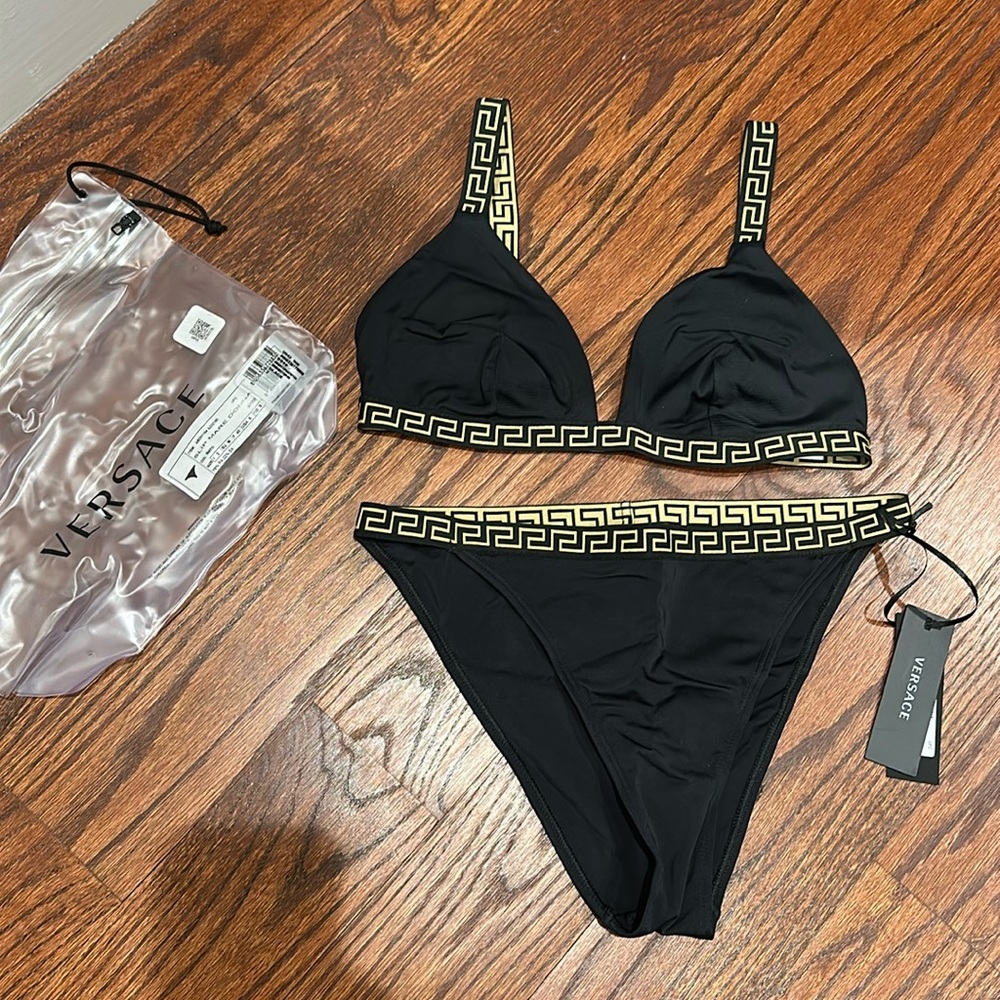 Versace Bikini (Size 2 bottom and 3 top)